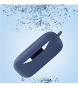 Flexible Protection Sleeve for Huawei Freebuds SE Earphone Charging Bin, Silicone Cover Case with Carrying Buckle - Blackish Green