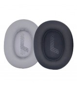 1 Pair Headphone Earpads Replacement for JBL Live 500BT, Soft Protein Leather Wireless Earphone Caps Cushions - Grey