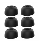 AHASTYLE WG28 3 Pairs M Size Earphone Tips for Apple AirPods Pro / AirPods Pro 2 Replacement Memory Foam Bluetooth Earphone Earbuds Cover