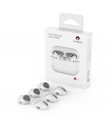 AHASTYLE PT76-PRO 3 Pairs for Apple AirPods Pro Earphone Soft Silicone Sleeve Slim Earbuds Cover - White