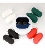 For Oraimo Rock Shockproof Wireless Bluetooth Earphone Sleeve Washable Silicone Cover with Anti-loss Buckle - Dark Blue
