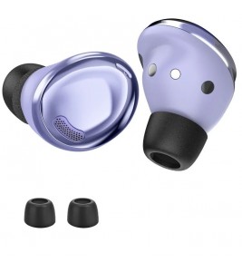 AHASTYLE WG36 1 Pair for Samsung Galaxy Buds Pro / Buds2 Pro Earbuds Eartips Soft Memory Foam In-ear Earphone Tips - Black / S