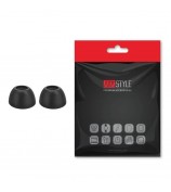 AHASTYLE WG36 1 Pair for Samsung Galaxy Buds Pro / Buds2 Pro Earbuds Eartips Soft Memory Foam In-ear Earphone Tips - Black / S