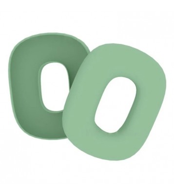 1 Pair for AirPods Max Headphone Silicone Ear Cap Cover Earpad Protective Shell - Matcha Green