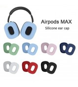 1 Pair for AirPods Max Headphone Silicone Ear Cap Cover Earpad Protective Shell - Matcha Green