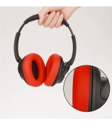 1 Pair Earpad Silicone Sleeve Soft Cover for Sony WH-CH720N Headphone - Red