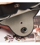 PU Leather Case for Bose QuietComfort Earbuds II Bluetooth Earphone Drop-proof Cover with Key Holder - Black