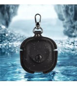 Earphone Case for Samsung Galaxy Buds Pro / Buds Live / Buds2 Pro , PU Leather Earbud Cover with Key Holder - Black
