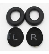 1 Pair Silicone Ear Cap for Bose NC700 Replacement Headphone Earpad with Crowbar - Black