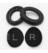 1 Pair Silicone Ear Cap for Bose NC700 Replacement Headphone Earpad with Crowbar - Black