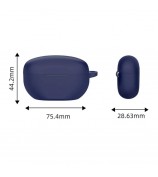 Earphone Silicone Case for Sony WF-1000XM5 , Bluetooth Earbud Anti-drop Protective Cover - Midnight Blue