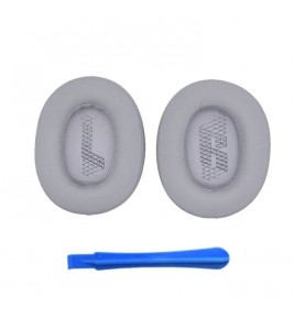 1 Pair Headphone Earpads for JBL LIVE 500BT, Replacement Soft Protein Leather Earphone Ear Cushion Pad - Grey