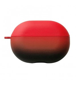 For Huawei FreeBuds Pro 3 Earphone Case Gradient Matte Hard PC Earbud Cover - Red+Black