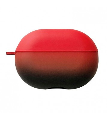 For Huawei FreeBuds Pro 3 Earphone Case Gradient Matte Hard PC Earbud Cover - Red+Black