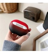 For Huawei FreeBuds Pro 3 Earphone Case Gradient Matte Hard PC Earbud Cover - Red+Black