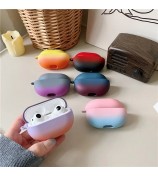 For Huawei FreeBuds Pro 3 Earphone Case Gradient Matte Hard PC Earbud Cover - Red+Black