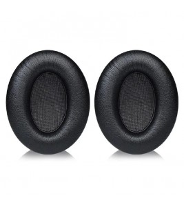 1 Pair For Sennheiser HD200 Pro Headset Ear Pads Protein Leather + Memory Foam Ear Cushions