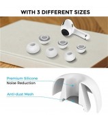 AHASTYLE WG86 2 Pairs Silicone Earphone Tips Replacement for Apple AirPods Pro 2, Size: S+L