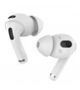AHASTYLE PT66-3 For Apple AirPods 3 Noise Reduction Replacement Earbud Silicone Cover, S - White