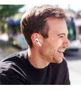 AHASTYLE PT66-3 For Apple AirPods 3 Noise Reduction Replacement Earbud Silicone Cover, S - White