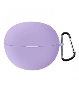 For HUAWEI FreeClip TWS Earphone Silicone Protective Case Anti-drop Cover - Purple