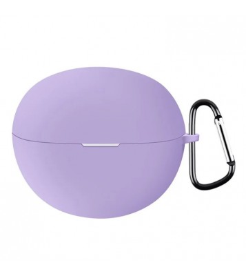 For HUAWEI FreeClip TWS Earphone Silicone Protective Case Anti-drop Cover - Purple