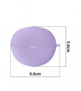 For HUAWEI FreeClip TWS Earphone Silicone Protective Case Anti-drop Cover - Purple