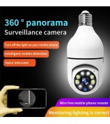 XY-3120S Bulb Shape IP Camera Wireless 2.4G / 4G WiFi Home Security Camera Two-Way Voice Call Webcam Support HD 360-Degree Panoramic Rotation