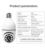 XY-3120S Bulb Shape IP Camera Wireless 2.4G / 4G WiFi Home Security Camera Two-Way Voice Call Webcam Support HD 360-Degree Panoramic Rotation