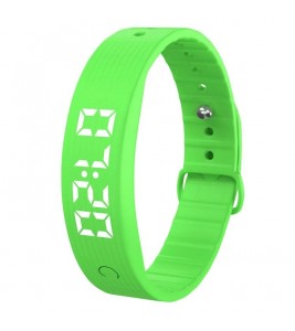 W5SV Smart Bracelet with Vibrating Alarm, Sleep Monitoring Digital Display Electric Watch - Green