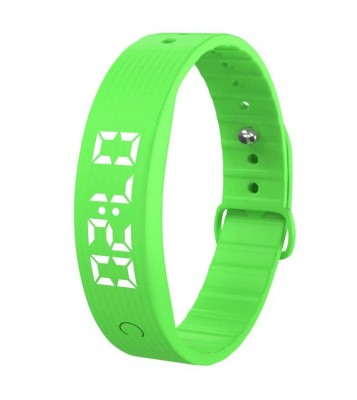 W5SV Smart Bracelet with Vibrating Alarm, Sleep Monitoring Digital Display Electric Watch - Green