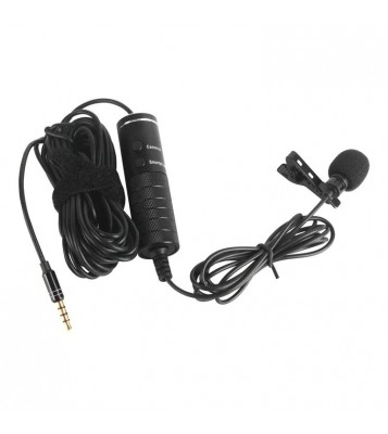 MB-Q01 Lavalier Microphone Clip-on 3.5mm Collar Condenser Lapel Mic