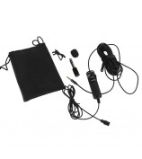 MB-Q01 Lavalier Microphone Clip-on 3.5mm Collar Condenser Lapel Mic