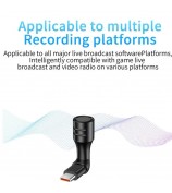 MD-3 Type-C Microphone for Smartphone Mobile Phone Mini Microphone Noise Reduction Live Recording Mic