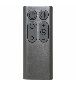 For Dyson TP00 / TP01 / AM11 Ergonomic Plastic Remote Fan Remote Control - Silver