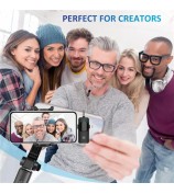 K15 3 in 1 Wireless Lavalier Microphone with Noise Reduction USB-C Microphone for Smartphone Computer Camera