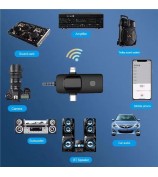 K15 3 in 1 Wireless Lavalier Microphone with Noise Reduction USB-C Microphone for Smartphone Computer Camera
