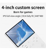 ANBERNIC RG40XXV 4.0-inch IPS Screen WiFi + Bluetooth Retro Video Game Console, with 64G TF Card - White