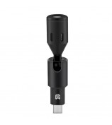 PULUZ PU616B Type-C Wireless Lavalier Microphone Clip-On Omni Lapel Mic for Android Phone Interview  /  Live Stream