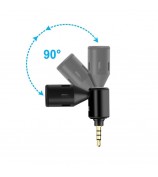PULUZ PU614B  3.5mm Wireless Lavalier Microphone Clip-On Unidirectional Lapel Mic for Interview, Live Stream
