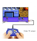 DATA FROG Portable 8-Bit Retro TV Game Console Built-In 89 Games Mini Controller - Black