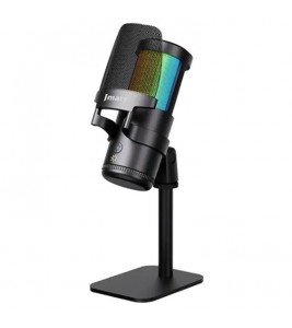 JMARY MC-PW13 Zero Latency Monitor Mic RGB Light Plug and Play Desktop Microphone