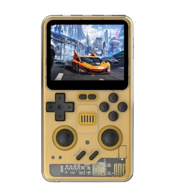 POWKIDDY RGB20PRO 64G Retro Handheld Gaming Console 3.2-inch IPS Screen - Yellow