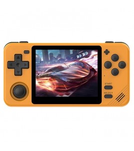 POWKIDDY RGB10X 64G Handheld Game Console 3.5 Inch 4:3 IPS Screen Video Game Player - Yellow