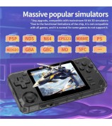 POWKIDDY RGB10X 64G Handheld Game Console 3.5 Inch 4:3 IPS Screen Video Game Player - Yellow