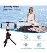 BOYA BY-V20 2.4Ghz Wireless Lavalier Microphones USB-C Mini Video Recording Mic with 2 Transmitters + 1 Receiver