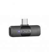 BOYA BY-V20 2.4Ghz Wireless Lavalier Microphones USB-C Mini Video Recording Mic with 2 Transmitters + 1 Receiver