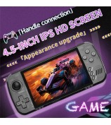 POWKIDDY X39 Pro 4.5-Inch IPS HD Screen Handheld Game Console (32G TF Card) - Transparent Black