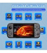 POWKIDDY X39 Pro 4.5-Inch IPS HD Screen Handheld Game Console (32G TF Card) - Transparent Black