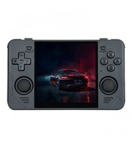 POWKIDDY RGB30 Handheld Game Console 4.0 inch IPS HD Screen Retro Joy-Stick Arcade Game Console with 16G+64G Card - Black